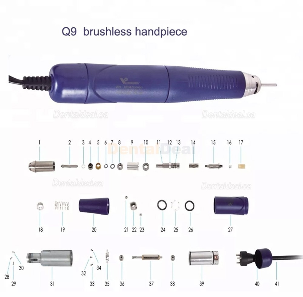 StrongDrill Q9T-R-M90000 Dental Micromotor Brushless Handpiece 50K RPM